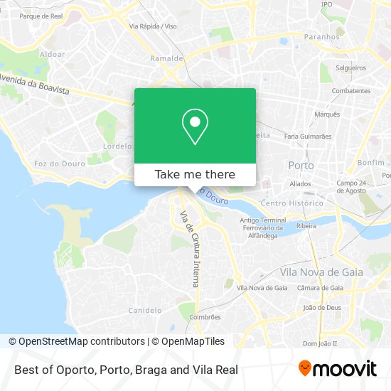 Best of Oporto map