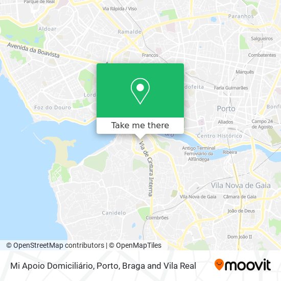 Mi Apoio Domiciliário map