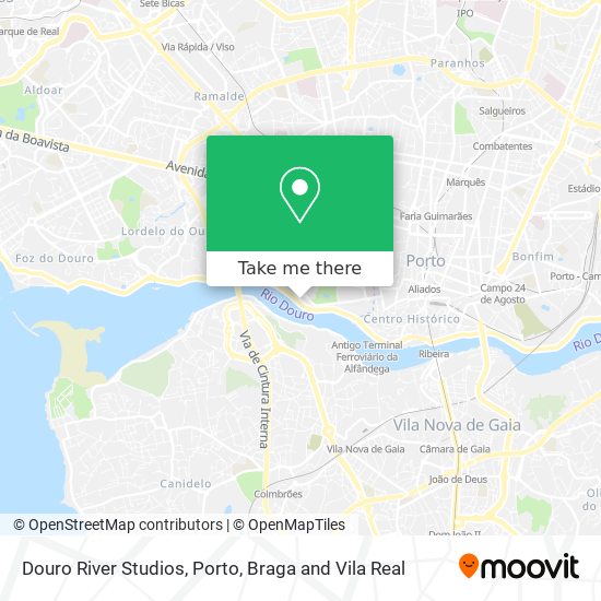Douro River Studios map