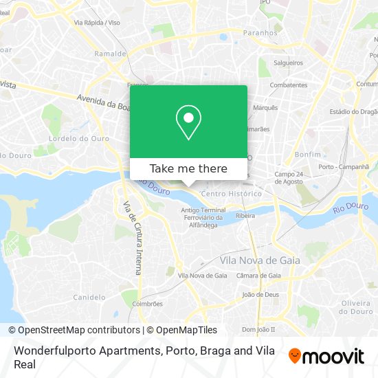 Wonderfulporto Apartments map