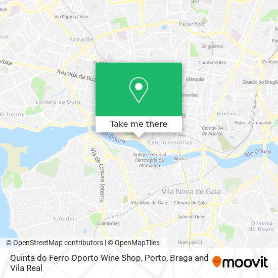 Quinta do Ferro Oporto Wine Shop map