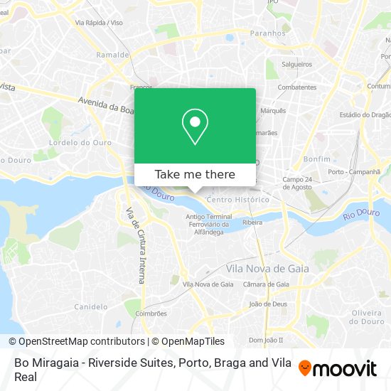 Bo Miragaia - Riverside Suites map