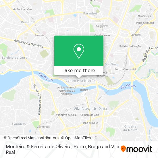 Monteiro & Ferreira de Oliveira map