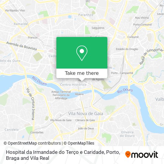 Hospital da Irmandade do Terço e Caridade map