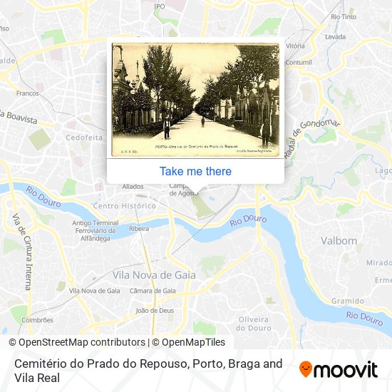 Cemitério do Prado do Repouso map