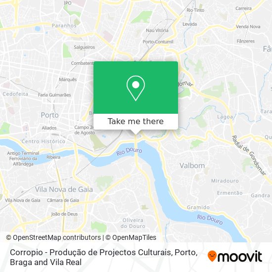 Corropio - Produção de Projectos Culturais mapa