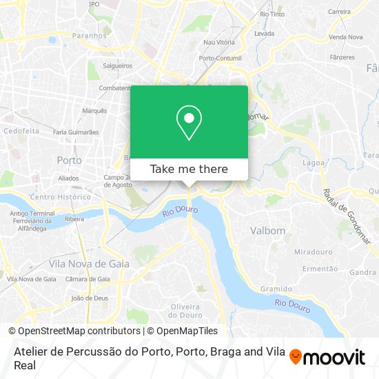 Atelier de Percussão do Porto map