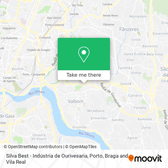 Silva Best - Indústria de Ourivesaria map