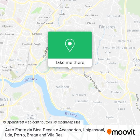 Auto Fonte da Bica-Peças e Acessorios, Unipessoal, Lda map