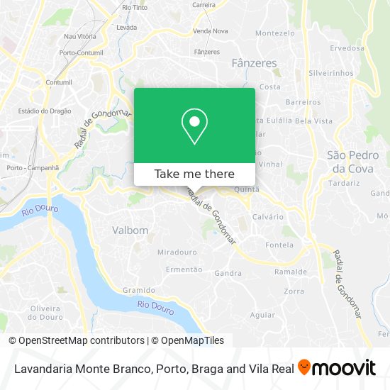 Lavandaria Monte Branco map