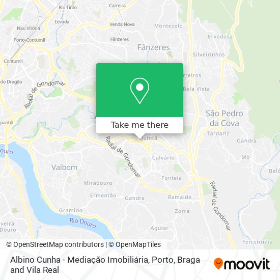 Albino Cunha - Mediação Imobiliária map