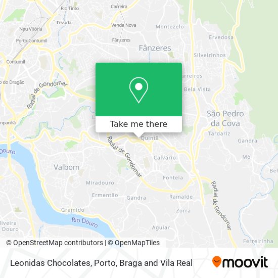 Leonidas Chocolates mapa