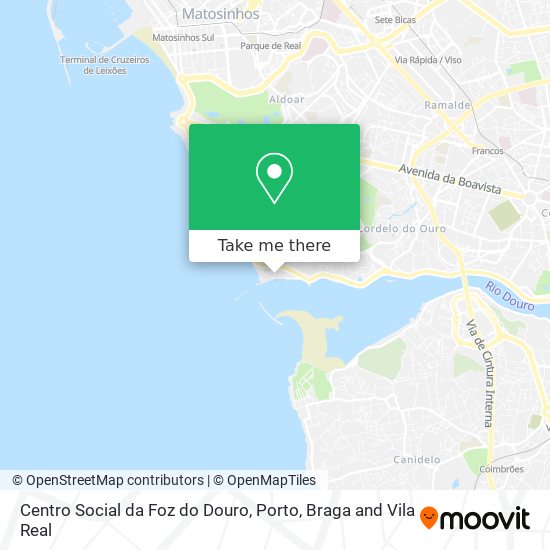 Centro Social da Foz do Douro map