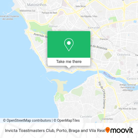 Invicta Toastmasters Club map
