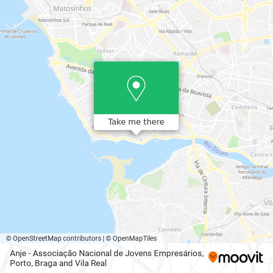 Anje - Associação Nacional de Jovens Empresários map