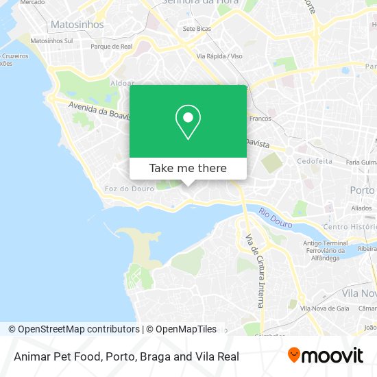 Animar Pet Food map