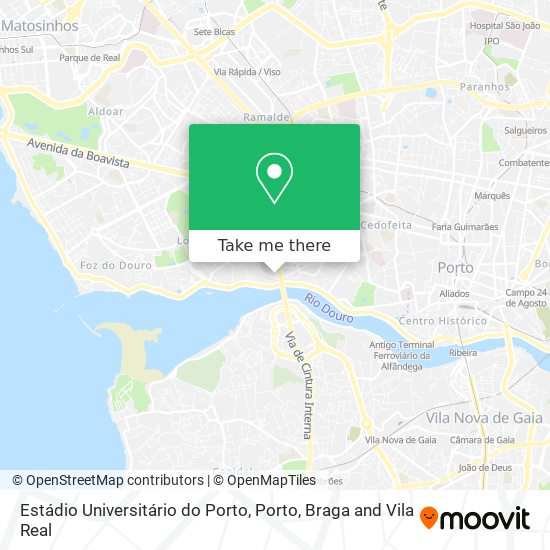 Estádio Universitário do Porto map