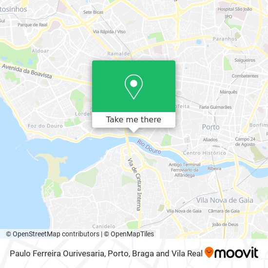 Paulo Ferreira Ourivesaria mapa