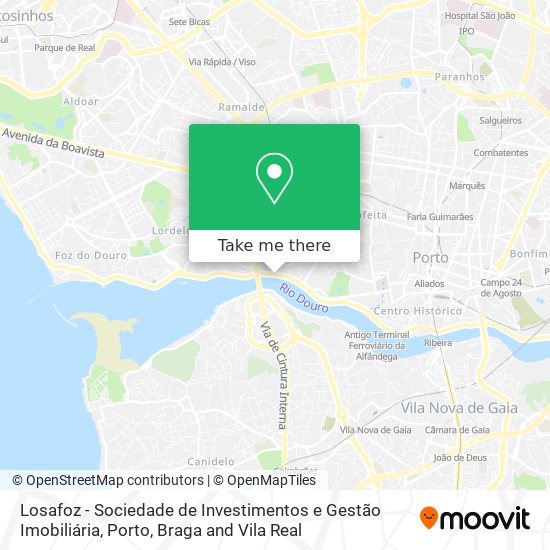 Losafoz - Sociedade de Investimentos e Gestão Imobiliária mapa