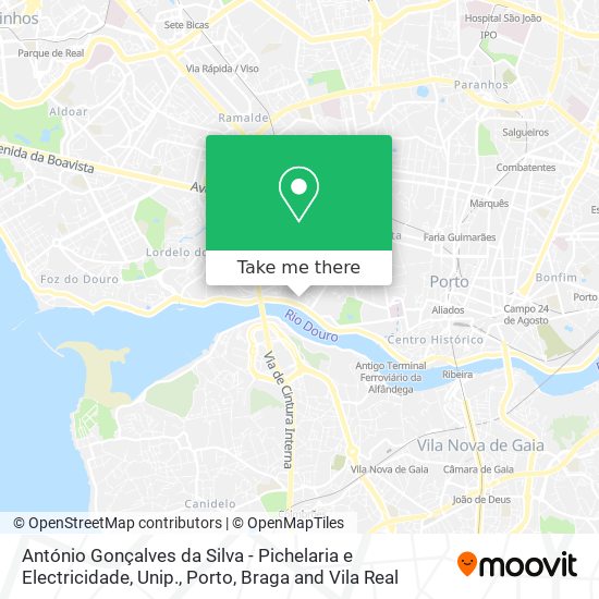 António Gonçalves da Silva - Pichelaria e Electricidade, Unip. map