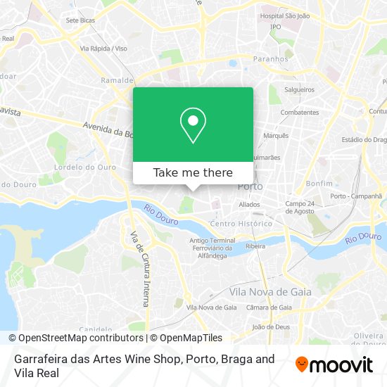 Garrafeira das Artes Wine Shop mapa