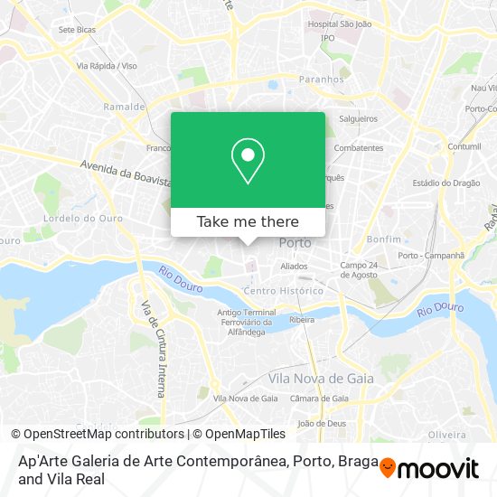 Ap'Arte Galeria de Arte Contemporânea mapa