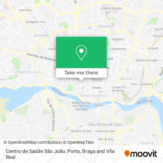 Centro de Saúde São João map