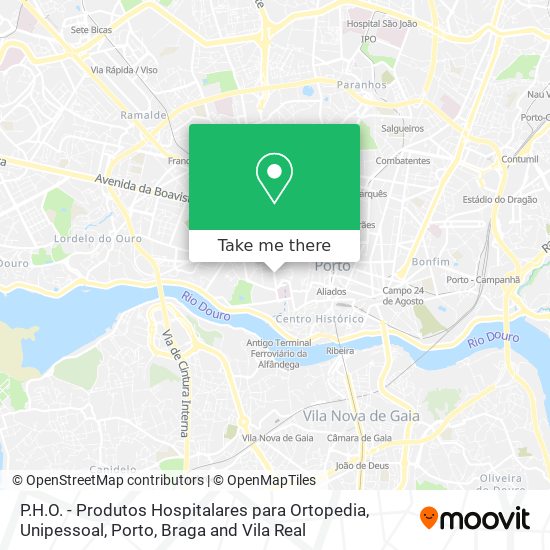 P.H.O. - Produtos Hospitalares para Ortopedia, Unipessoal map