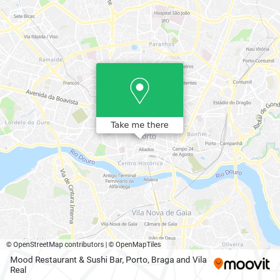 Mood Restaurant & Sushi Bar map