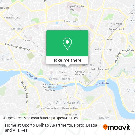 Home at Oporto Bolhao Apartments map