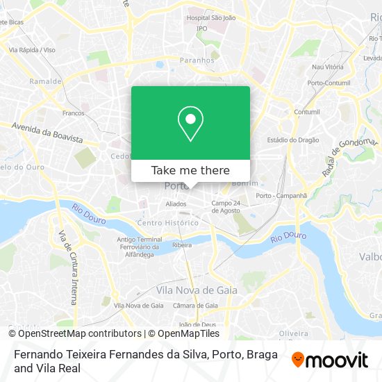 Fernando Teixeira Fernandes da Silva mapa