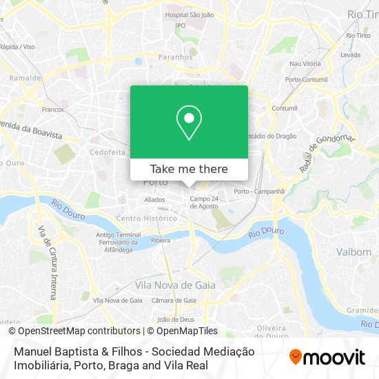 Manuel Baptista & Filhos - Sociedad Mediação Imobiliária map