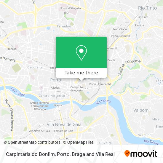 Carpintaria do Bonfim map