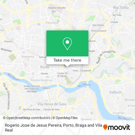 Rogerio Jose de Jesus Pereira mapa