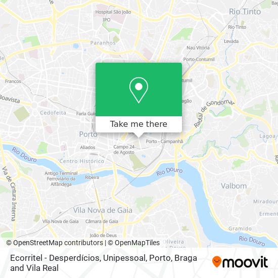 Ecorritel - Desperdícios, Unipessoal mapa