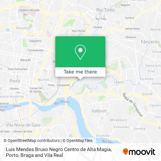 Luis Mendes Bruxo Negro Centro de Alta Magia mapa