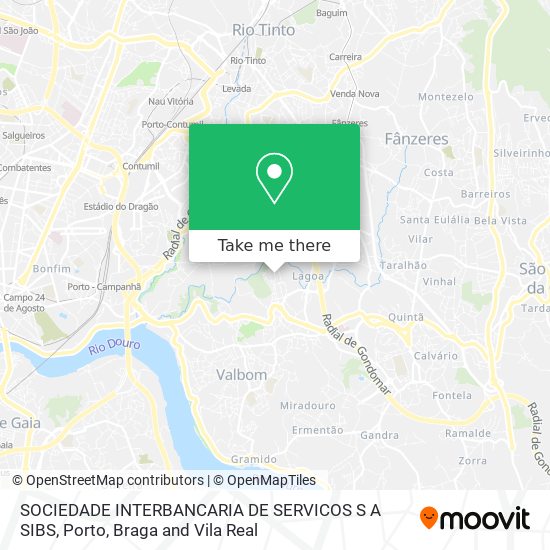 SOCIEDADE INTERBANCARIA DE SERVICOS S A SIBS mapa