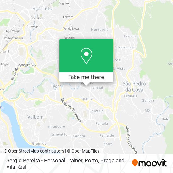 Sérgio Pereira - Personal Trainer map