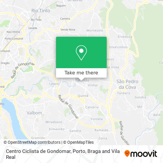 Centro Ciclista de Gondomar map
