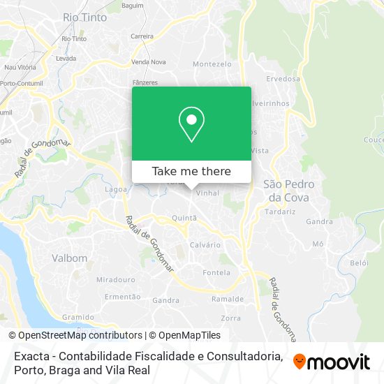 Exacta - Contabilidade Fiscalidade e Consultadoria mapa