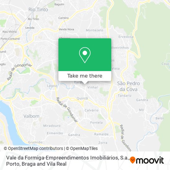 Vale da Formiga-Empreendimentos Imobiliários, S.a. map