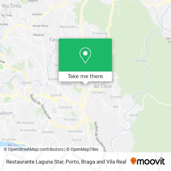 Restaurante Laguna Star map