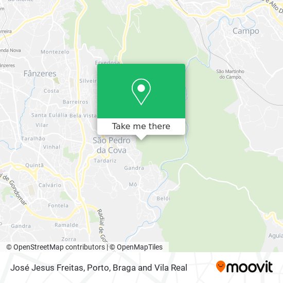 José Jesus Freitas map