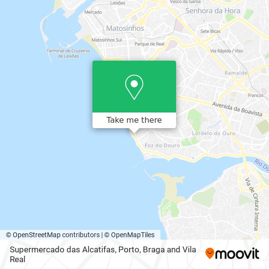 Supermercado das Alcatifas map