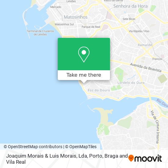 Joaquim Morais & Luis Morais, Lda map