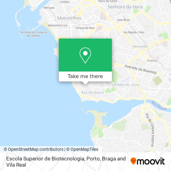 Escola Superior de Biotecnologia map