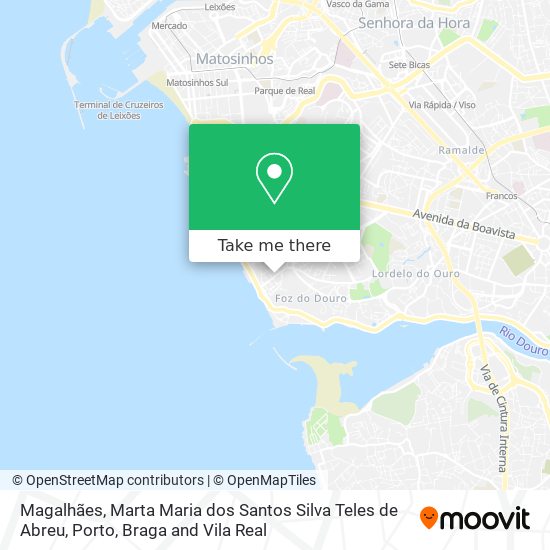 Magalhães, Marta Maria dos Santos Silva Teles de Abreu mapa