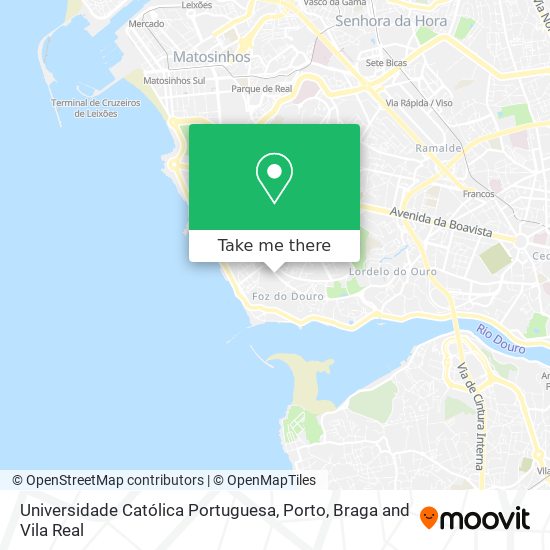 Universidade Católica Portuguesa map