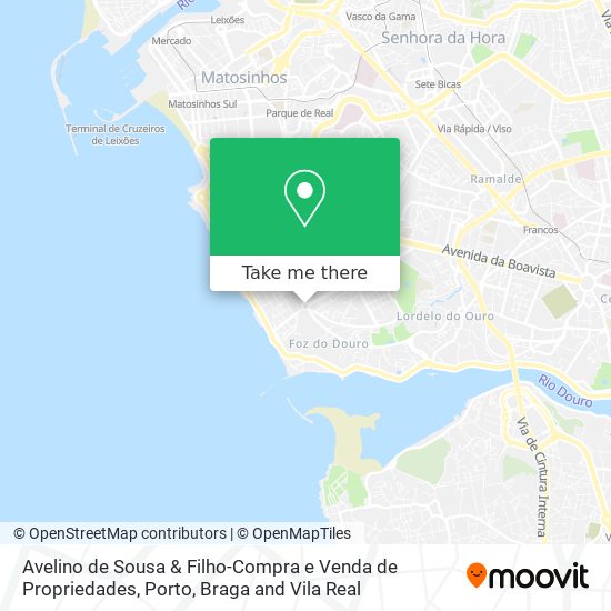 Avelino de Sousa & Filho-Compra e Venda de Propriedades map