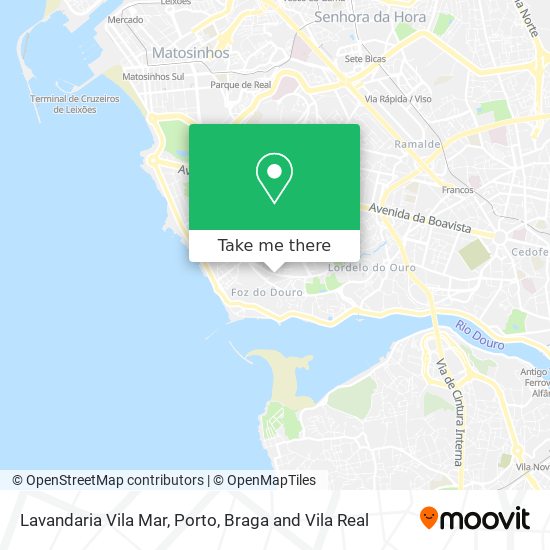 Lavandaria Vila Mar map